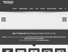 Tablet Screenshot of bronsonplating.com